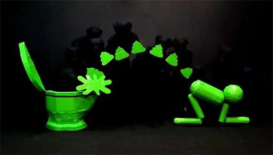 Toilet Etiquette / 正しいトイレの使い方　Surprise in the Toilet⁉ / トイレでドッキリ⁉